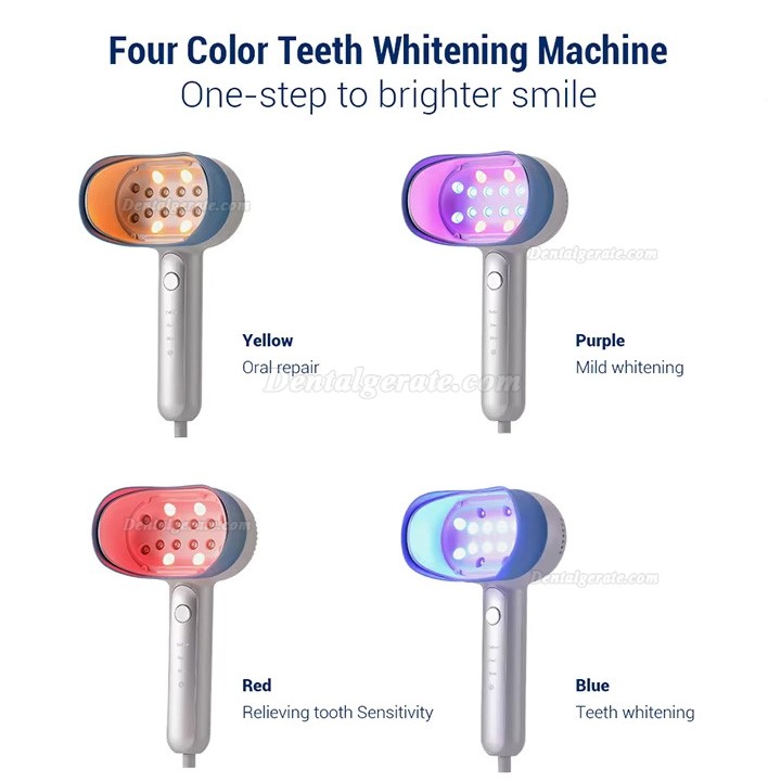 Dental bleaching zahnbleaching ger&auml;t (blaues + gelbes + violettes + rotes Licht)